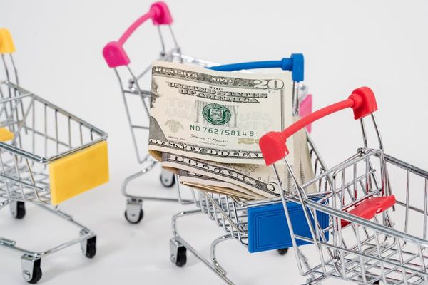 Cash flow management concept with financial charts