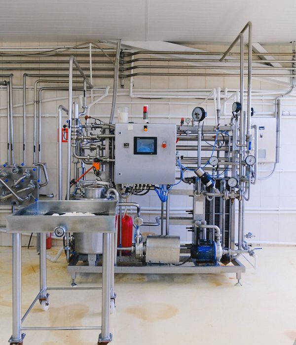 Industrial facility with modern manufacturing operations